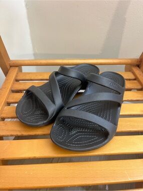 CROCS Women's Black Slide Sandals